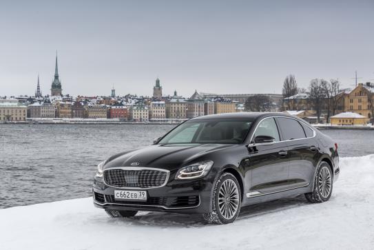 KIA K900 Тест-драйв в Швеции