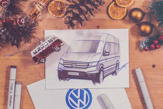 VOLKSWAGEN Новогодние открытки